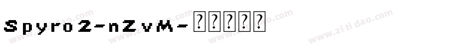 Spyro2-nZvM字体转换