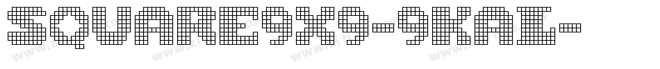 Square9x9-9KaL字体转换