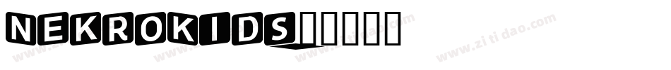 NekroKids字体转换