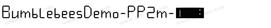 BumblebeesDemo-PP2m字体转换