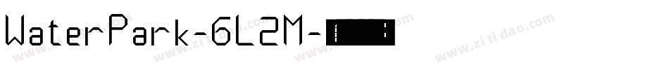 WaterPark-6L2M字体转换