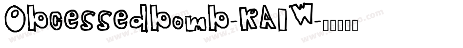 Obcessedbomb-RAlW字体转换