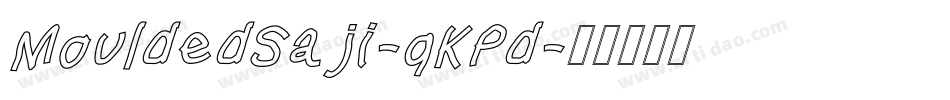 MouldedSaji-qKPd字体转换