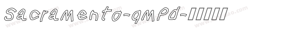 Sacramento-qmPd字体转换