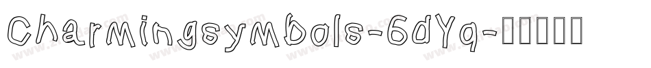 Charmingsymbols-6dYq字体转换