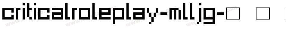 CriticalRolePlay-mLLjG字体转换