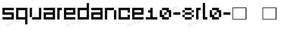 Squaredance10-8rl0字体转换