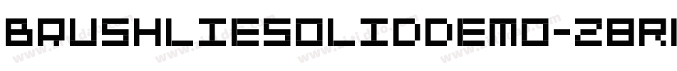 BrushlieSolidDemo-z8RL0字体转换