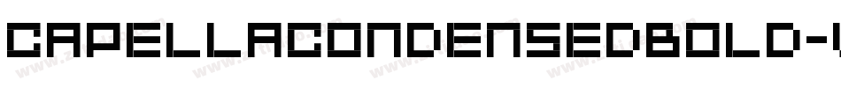 CapellaCondensedBold-v8rL字体转换