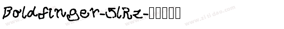 Boldfinger-5lRz字体转换