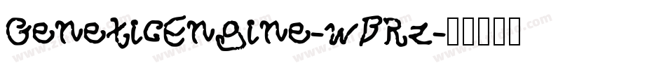 GeneticEngine-wBRz字体转换 GeneticEngine-wBRz字体转换
