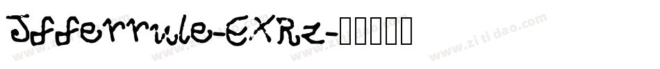 Jfferrule-EXRz字体转换
