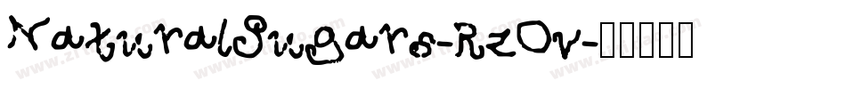 NaturalSugars-RzOv字体转换