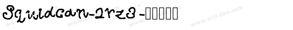 Squidcan-2rz3字体转换