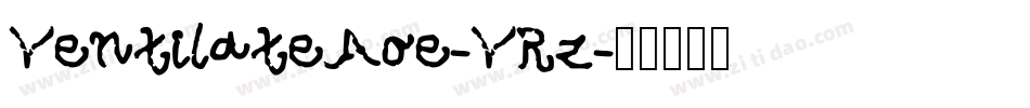 VentilateAoe-VRz字体转换