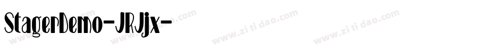 StagerDemo-JRJjx字体转换