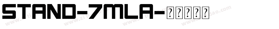 Stand-7MLA字体转换