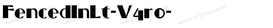 FencedInLt-V4r0字体转换