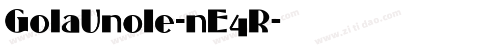 GolaUnole-nE4R字体转换