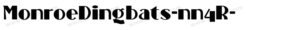 MonroeDingbats-nn4R字体转换