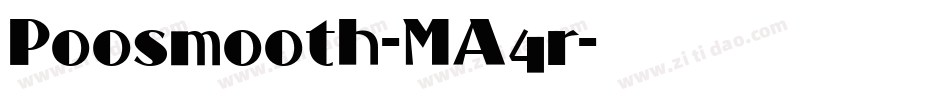 Poosmooth-MA4r字体转换