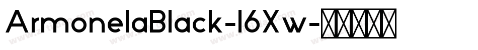 ArmonelaBlack-l6Xw字体转换