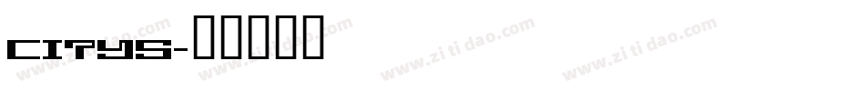 CITYS字体转换