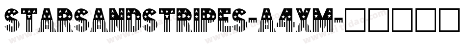 StarsAndStripes-A4XM字体转换