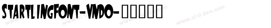 Startlingfont-vnDO字体转换