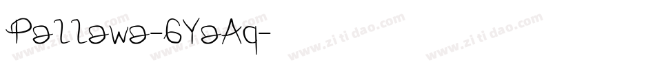 Pallawa-6YaAq字体转换