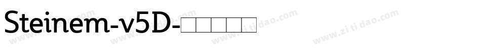 Steinem-v5D字体转换