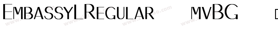 EmbassyLRegular-mvBG字体转换