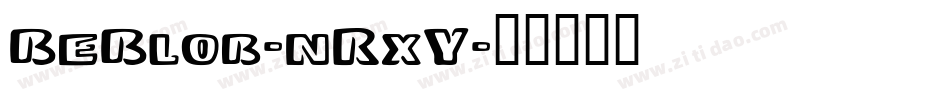 BeBlob-nRxY字体转换