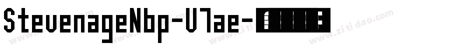 StevenageNbp-V7ae字体转换