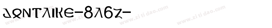 Dontlike-8L6z字体转换