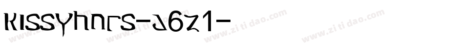 KissyHugs-D6Z1字体转换 KissyHugs-D6Z1字体转换