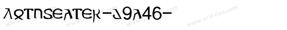 Lotuseater-d9A46字体转换