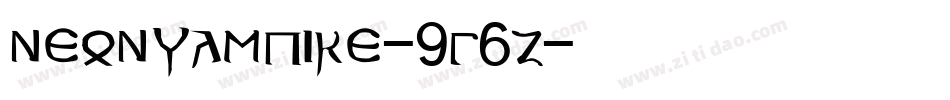 NeonVampire-9g6Z字体转换