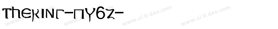 TheRing-PV6Z字体转换 TheRing-PV6Z字体转换