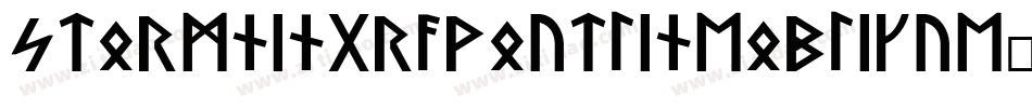 StormningRawOutlineOblique-1M3e字体转换