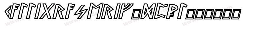 Calligraserif-dp8l字体转换