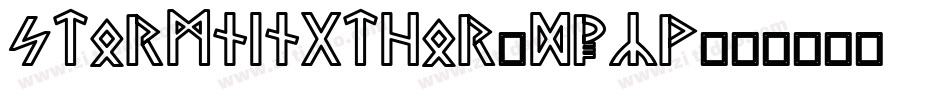 StormningThor-D8yW字体转换