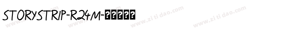 StoryStrip-R24M字体转换