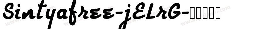 Sintyafree-jELrG字体转换