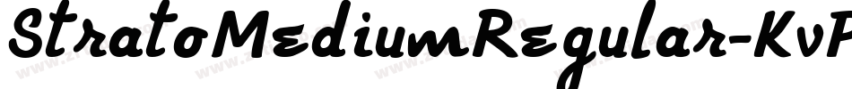 StratoMediumRegular-KvPX字体转换