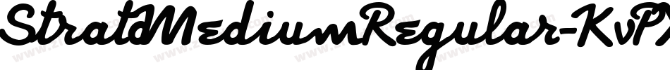 StratoMediumRegular-KvPX字体转换