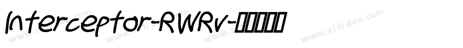 Interceptor-RWRv字体转换