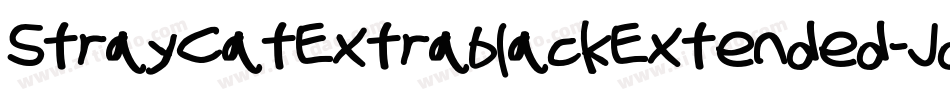 StrayCatExtrablackExtended-JdeB字体转换