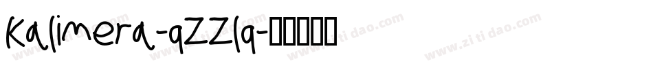Kalimera-qZZlq字体转换