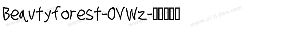 Beautyforest-0VWz字体转换